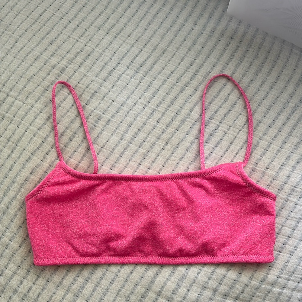 Triangl mica bikini top in nell sparkle